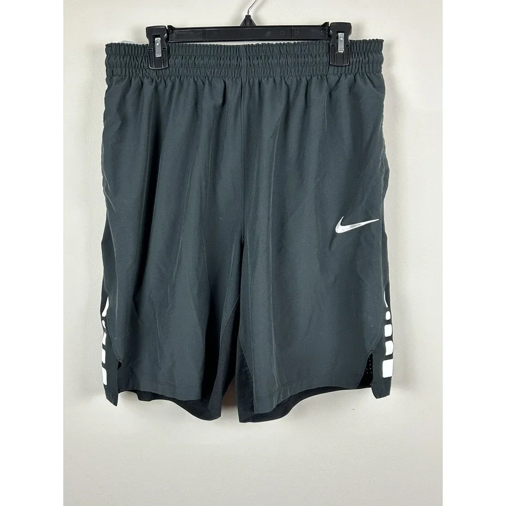 Nike Men's Athletic XL Shorts Black 90%Polyester/10%Spandex